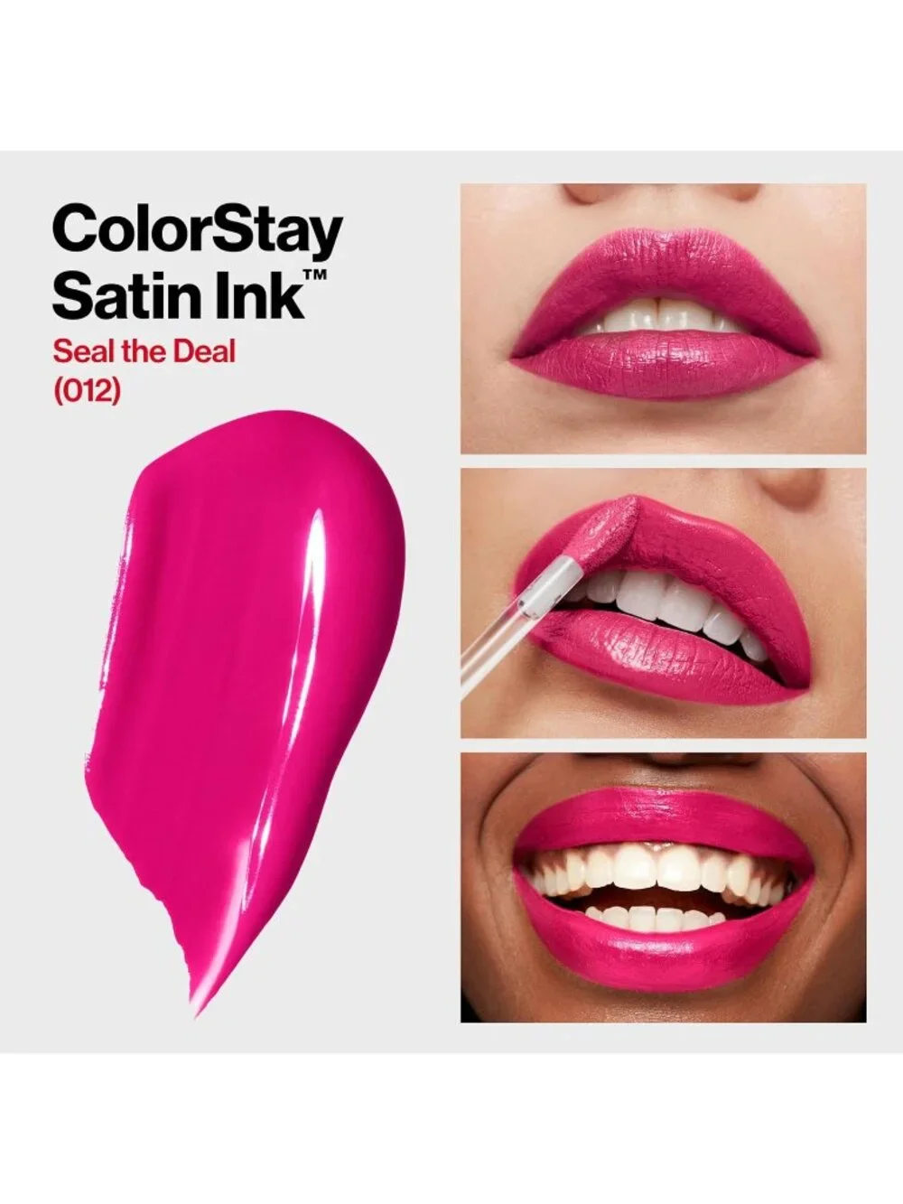 Revlon 012 Seal the Deal Colorstay Satin Ink Longwear Hydrating Liquid Lipstick